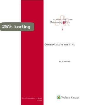 Contractsoverneming 9789013140323, Boeken, Verzenden, Gelezen