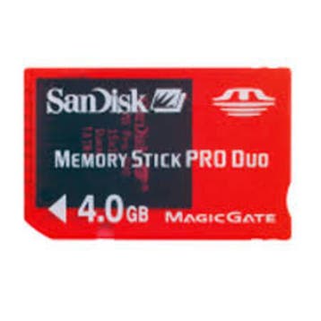 SanDisk Memory Stick Pro Duo 4GB (PSP Accessoires), Consoles de jeu & Jeux vidéo, Ophalen of Verzenden