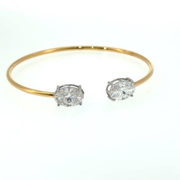 Zonder minimumprijs - Armband - 14 karaat Geel goud, Witgoud, Nieuw