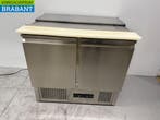 RVS Saladette 2 Deuren 90,5 cm 230V Horeca, Ophalen of Verzenden