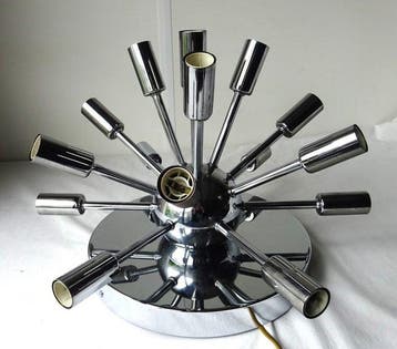 Kroonluchter - Plafonniere Spoutnik model - Chroom, Nieuw