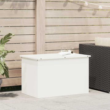 vidaXL Tuinkussens opbergdoos Gegalvaniseerd staal 80 x 50,5, Verzenden, Nieuw
