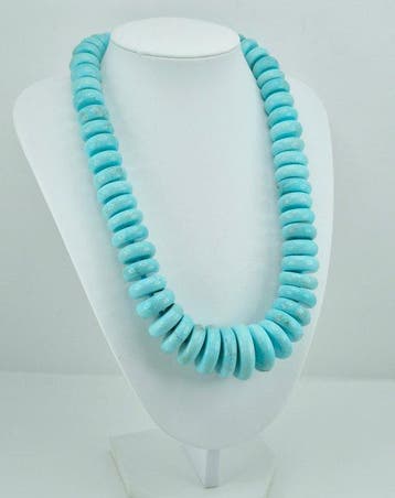 Turquoise - Zilver - Halsketting - TURCHESE ARIZONA