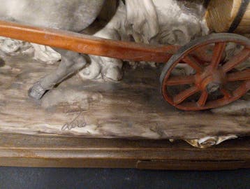 Capodimonte - Bruno Merli (attr.) - Sculpture, Brandweer