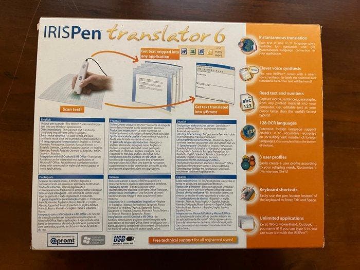 IRIS IRISPen translator 6 - Computer (1) - In originele, Games en Spelcomputers, Spelcomputers | Overige Accessoires