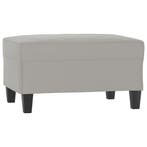 Voetenbank 70x55cm Grijs | 29% korting | Retour deal, Verzenden, 50 tot 75 cm, Nieuw, Stof