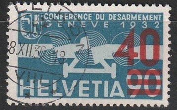 Zwitserland 1935/1939 - Luchtpost: Opruim uitgifte; de, Postzegels en Munten, Gestempeld