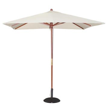 Parasol creme vierkant 2,5 meter | 2,7(h)x 2,5(Ø)m Bolero, Verzenden, Nieuw in verpakking