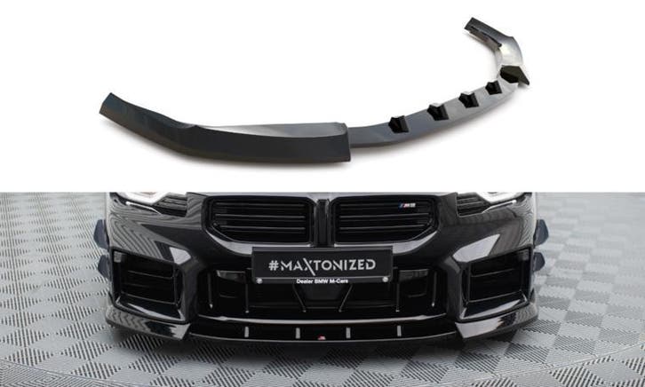 Maxton Front Spoiler V3 BMW 2 Serie M2 G87 B8855, Autos : Pièces & Accessoires, Carrosserie & Tôlerie
