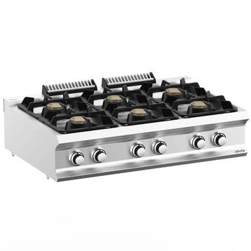 Fornuis | DOMINA PRO 700 | Gas | 6 Branders (6x 5.5kW) |, Verzenden, Nieuw in verpakking
