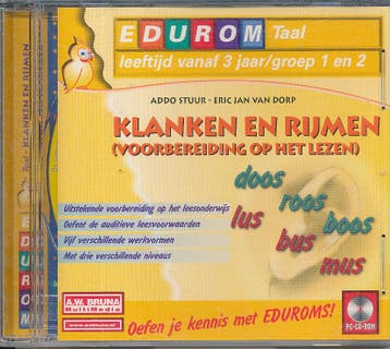 Edurom Taal Klanken en rijmen groep 1-2, Boeken, Verzenden, Nieuw