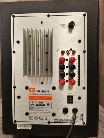 JBL - SUB 200/230 Powered Subwoofer Luidspreker, Nieuw