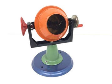 Wilesco - Blikken speelgoed - Beugelzaag (M60) en betonmixer