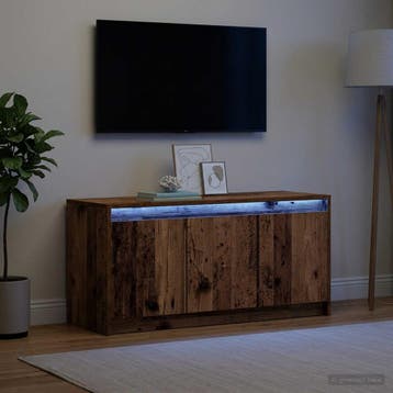 vidaXL TV Kast 100 x 34 x 50 cm Oud hout Bewerkt hout, Verzenden