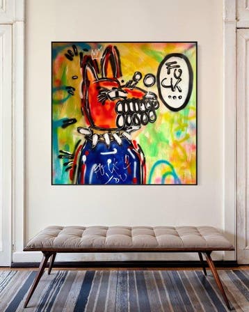 Timo Wedell - What does the Fox say - XXL - Basquiat Style