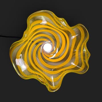 Lampe de table - Verre de Murano - Lampada Fazzoletto 1970