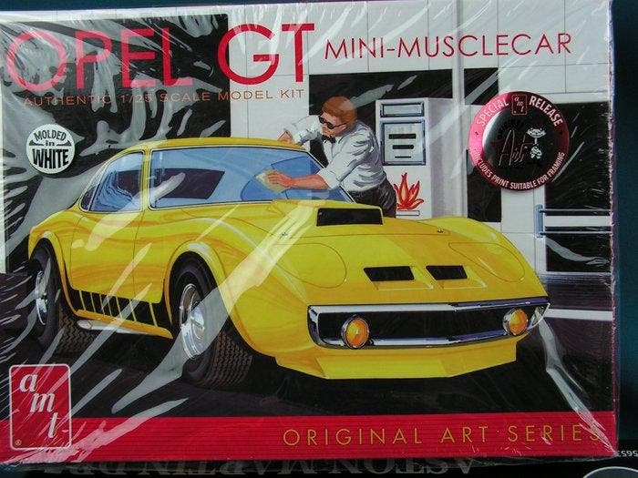 Revell, AMT, MPC 1:24 - Modelbouwdoos (5) - Opel GT, Aston, Hobby & Loisirs créatifs, Voitures miniatures | 1:5 à 1:12