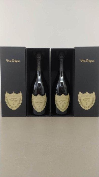 Dom Pérignon, 2013 & 2015 - Champagne Brut - 2 Flessen (0.75, Collections, Vins