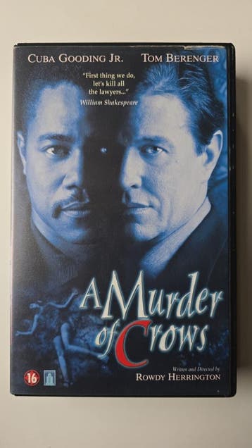 A MURDER OF CROWS (EX RENTAL) (VHS), Gebruikt