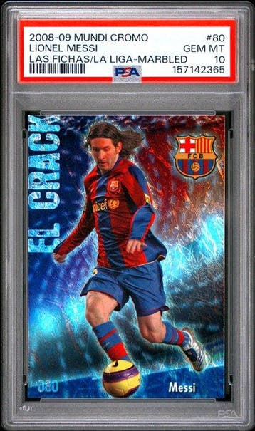 2008-09 Mundicromo *Lionel Messi* #80 - MARBLED -Fichas de, Verzamelen, Nieuw