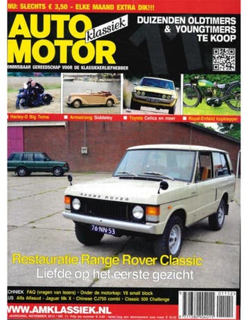 2012 AUTO MOTOR KLASSIEK 11 NEDERLANDS, Ophalen of Verzenden, Nieuw