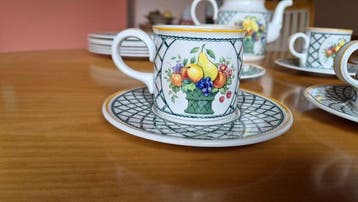 Villeroy & Boch - Theeservies (19) - Basket - Porselein -