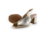 Camilacosta Slingbacks in maat 39 Goud, Kleding | Dames, Schoenen, Overige kleuren, Verzenden, Camila'costa, Zo goed als nieuw
