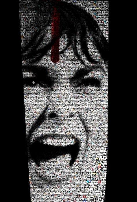 David Law - Alfred Hitchcock - Psychose - Format XL 50x75, Antiek en Kunst, Kunst | Designobjecten