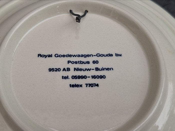 Royal Goedewaagen - Assiette murale - Promotional voor, Antiquités & Art, Antiquités | Verre & Cristal