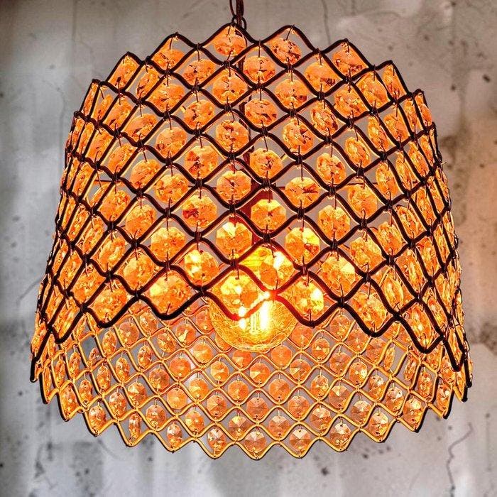 Kroonluchter - Kristal Kroonluchter - Diameter 35 cm -, Antiek en Kunst, Curiosa en Brocante