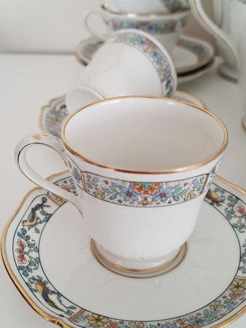Limoges - Emile Bourgeois - Service à café - Porcelaine