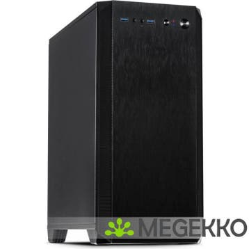 Inter-Tech H-606 Micro-ATX Tower Zwart, Computers en Software, Verzenden, Nieuw