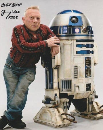 Star Wars - Signed by Jimmy Vee (R2-D2), Nieuw