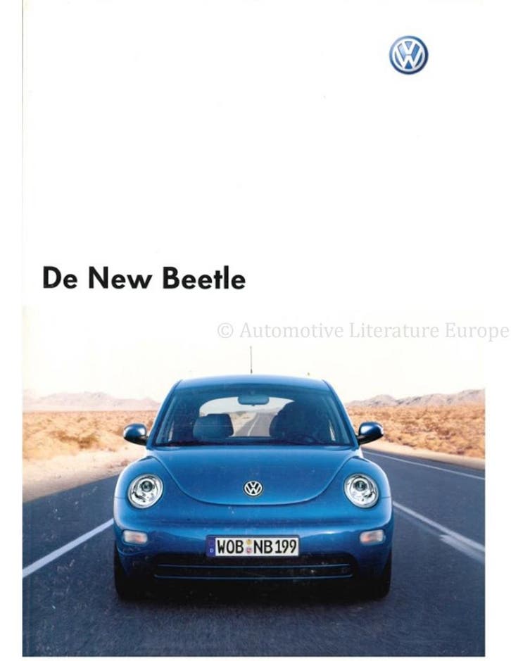 2004 VOLKSWAGEN NEW BEETLE BROCHURE NEDERLANDS, Boeken, Auto's | Folders en Tijdschriften, Ophalen of Verzenden
