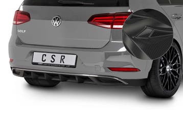 Achterskirt voor VW Golf 7 (facelift) HA251-C, Verzenden