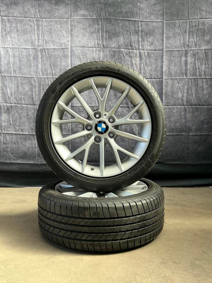 BMW wielset styling 380 17, Auto-onderdelen, Banden en Velgen, 17 inch, Zomerbanden, 205 mm, Personenwagen, Gebruikt, Herkomst onderdeel bekend