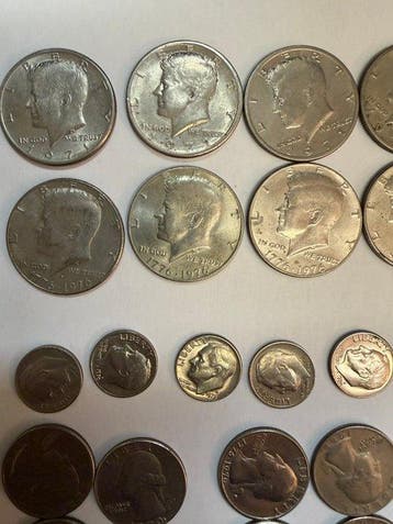 Verenigde Staten. Lotto di 135 monete (1964-2001 circa)