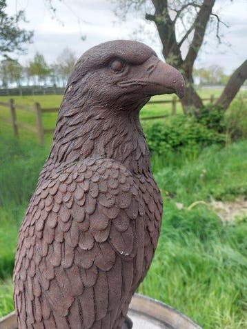 Statue, XXL beeld adelaar - 60 cm - pierre reconstituée