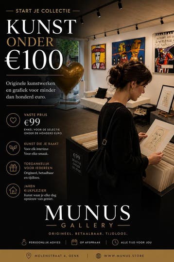 Start je kunstcollectie – Originele kunst €99, Antiquités & Art, Art | Lithographies & Sérigraphies