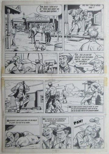 Bessy 85 - Originele pagina (p.10) - De drie vlechten - 1, Boeken, Nieuw