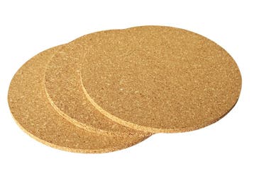 Klein plaatje kurk om te knutselen (10 cm diameter, 4 mm di, Verzenden