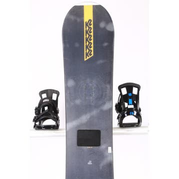 157 161 165 snowboard K2 EST. 87 WIDE, p-tex topsheet, Black, Sport en Fitness, Verzenden, Gebruikt