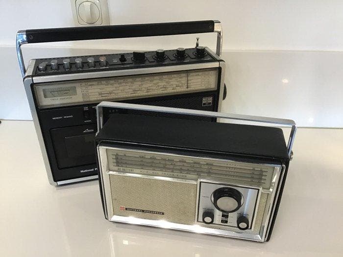 Panasonic - model R-441B, model RQ-553LDS Transistorradio -, Audio, Tv en Foto, Radio's