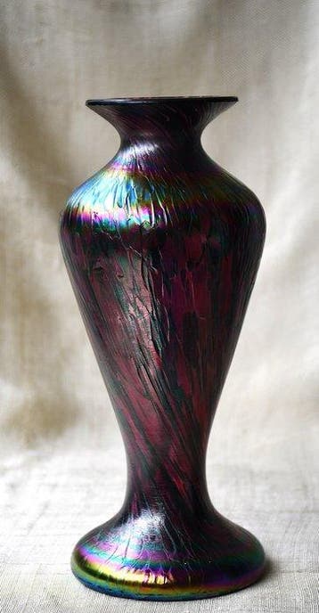 Josef Rindskopf’s Söhne - Vaas - Crackle Violet - Glas -