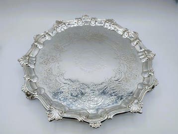 William Peaston - Dienblad - Zilver, Antiek en Kunst