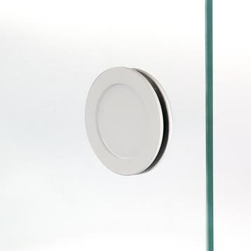 Schuifdeur komgreep zelfklevend (set van 2 stuks) - Wit, Verzenden