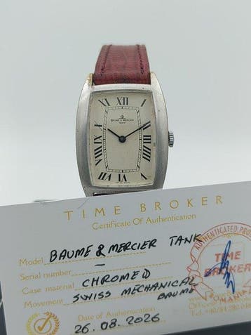 Baume & Mercier - Tank - Zonder minimumprijs - Unisex -, Nieuw