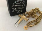 AJS - Moderne Jezusmedaille Kruis Croix Zegel Kroon &