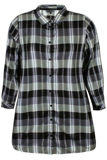 Blouse MIRA Zhenzi ruit met lurex maat 58, Verzenden