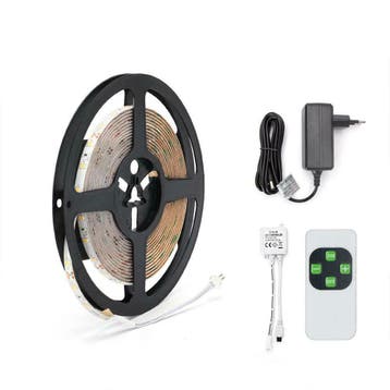 LED Strip 5Mtr 5050/60 Inclusief afstandsbediening Warm Wit, Huis en Inrichting, Verzenden, Nieuw